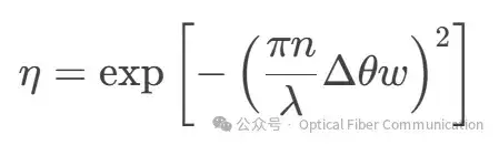 光纤的耦合损耗和公差